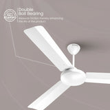 Crompton Jura Prime Anti Dust 1200mm Ceiling Fan (Conch Cream)