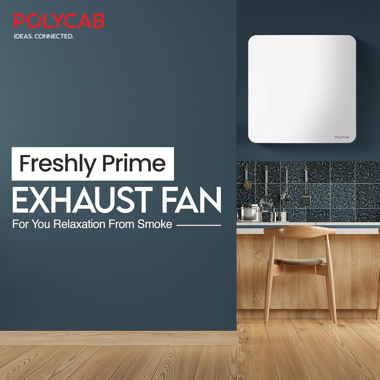 Polycab Freshly Prime 150mm Exhaust fan (White)