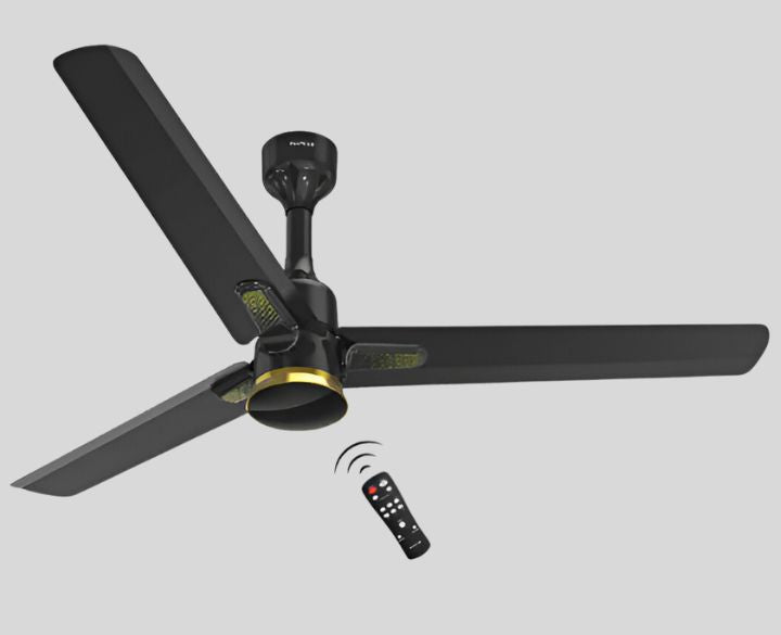 Polycab Silencio Mini DLX 1200mm 5-Star Advanced BLDC Ceiling fan 【Black Gold Dziner】
