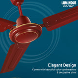 RR Signature Rapid 900mm Ceiling fan (Cherry Red)