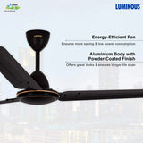 RR Signature Star 45 1200mm Ceiling Fan (Velvet Brown)