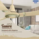 RR Siganture ceiling fan 1200mm jaipur tamra has been designed with elegance which brings beauty in your home 