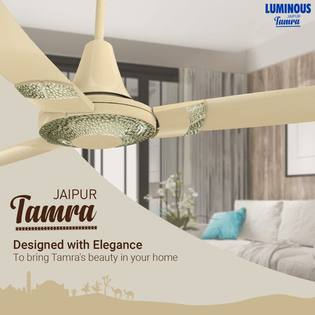 RR Siganture ceiling fan 1200mm jaipur tamra has been designed with elegance which brings beauty in your home 