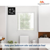 RR SIgnature exhaust fan wall mounted in bathroom 