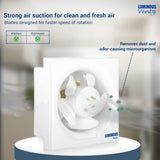 The RR Signature Vento Deluxe HS Exhaust fan has strong air suction for clean and fresh air with blades designed for faster speed of roatation 