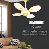 The RR signature ceiling fan has high perfromance and high air delivery decorative fan 