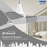This ceiling fans has New York Richmond Which is designed with Elegance to bring HUDSON's beauty in your home 