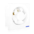 A white 200 mm Luminous Vento Deluxe exhaust fan with a modern design, displayed against a plain background.