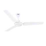 White ceiling fan on a white background