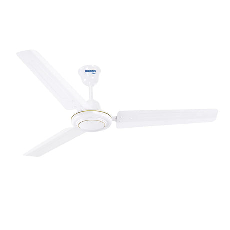 White ceiling fan on a white background