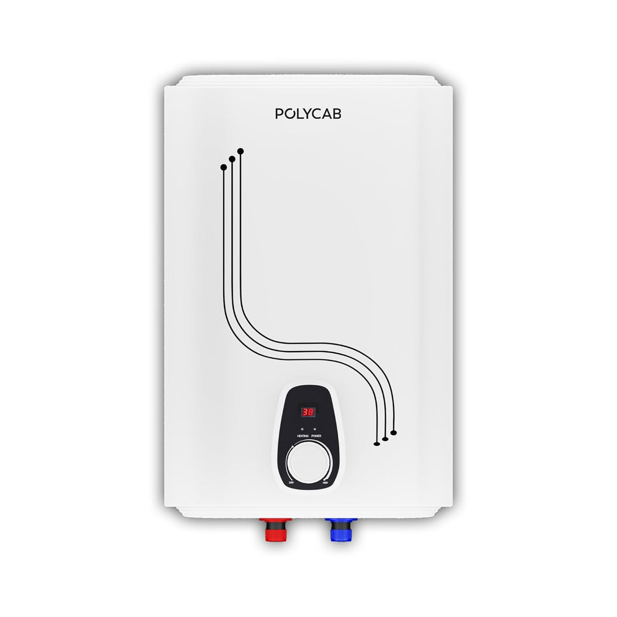 Polycab Regalia 15 Litre Storage Water Heater Geyser | White