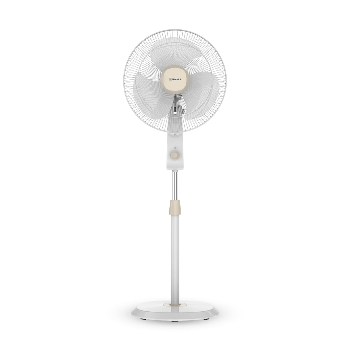 Bajaj Shield Series Robusto High Speed 400mm Pedestal Fan 【Beige & White】