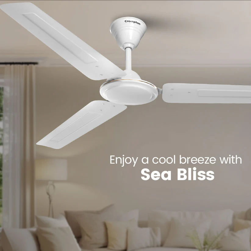 Crompton Sea Bliss 1 Star 1200mm High Speed Ceiling Fan (white)