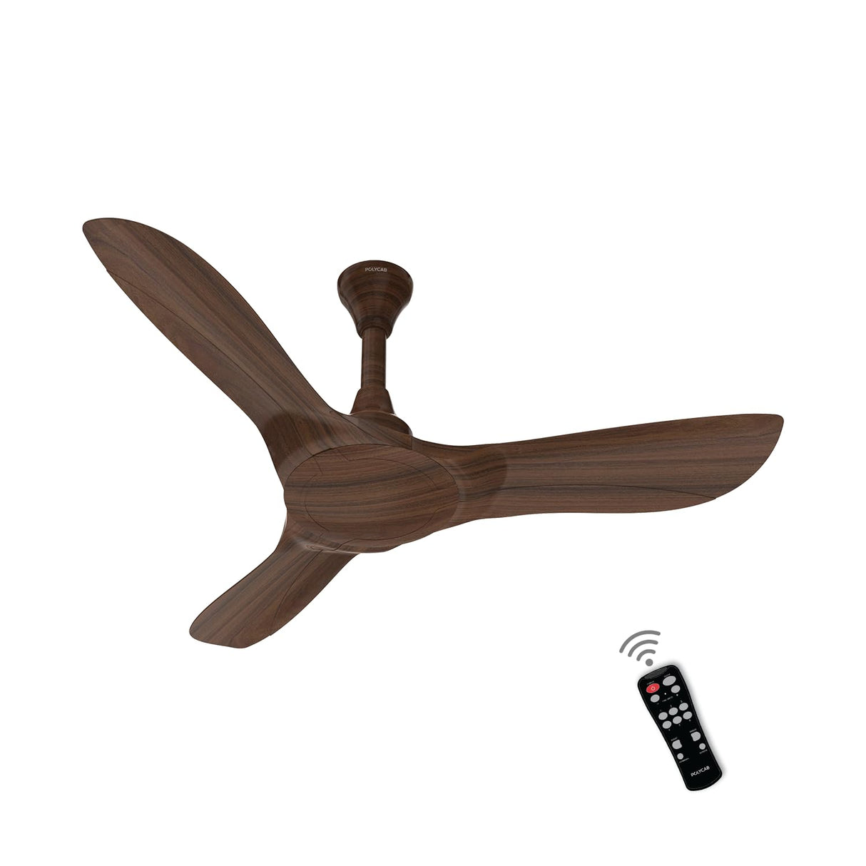 Polycab Silencio Cruiser Prime 1200mm BLDC Low Noise Ceiling fan 【Walnut Wood】