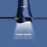 Crompton Silent Pro Blossom Smart 1200mm Anti Dust Premium Ceiling Fan (Denim Blue)