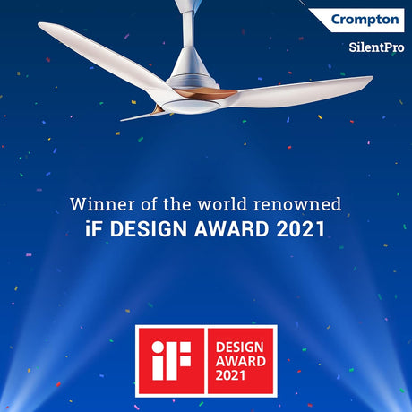 This ceiling fan has been designed and awarded 2021