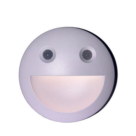 Smile face Light with glowing light