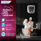 Crompton Solarium Care 15 Litre 5-Star Storage Water Heater (Geyser, White, Free Installation)