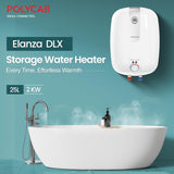Polycab Elanza DLX 25 Litre Storage Water Heater Geyser (White)