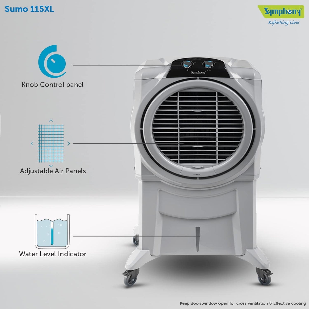 Symphony Sumo 115XL Desert Air Cooler (White)