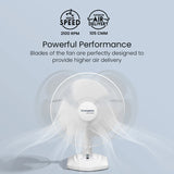 Crompton HighSpeed Torpedo 400mm Table Fan (KD White)