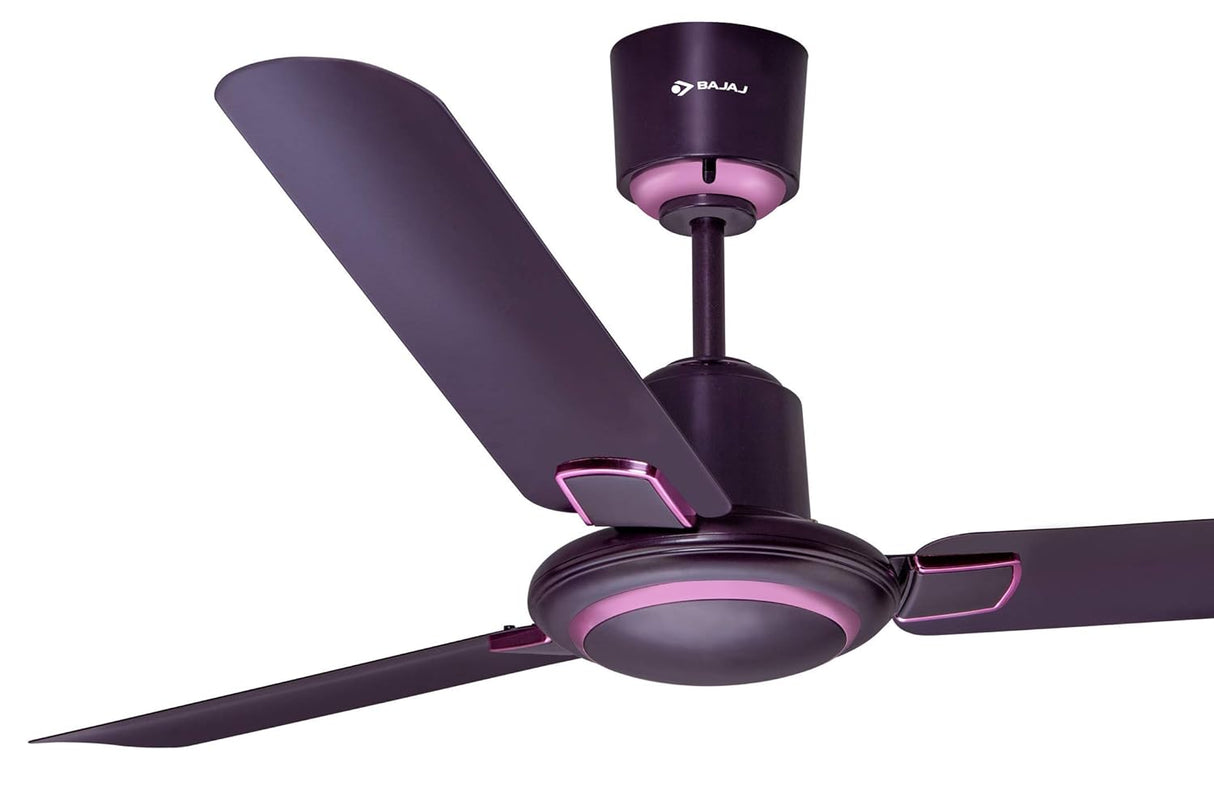 Bajaj Regal Gold NXG 1200mm Decorative Ceiling Fan (Matte Wine Red)