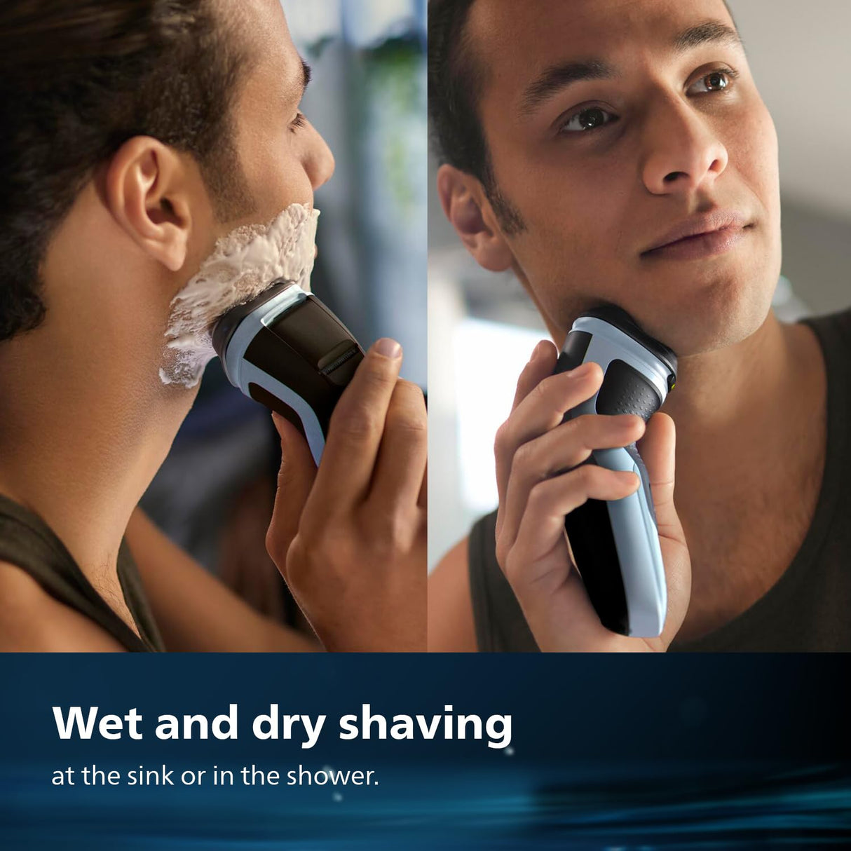 Philips X3063/03 Wet and Dry Shave Electric Cordless Shaver for Men Waterproof