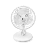 White desk fan with 'Orient' branding on a white background