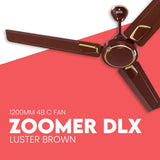 Polycab Zoomer DLX 1200mm High Speed Ceiling fan (Luster Brown)