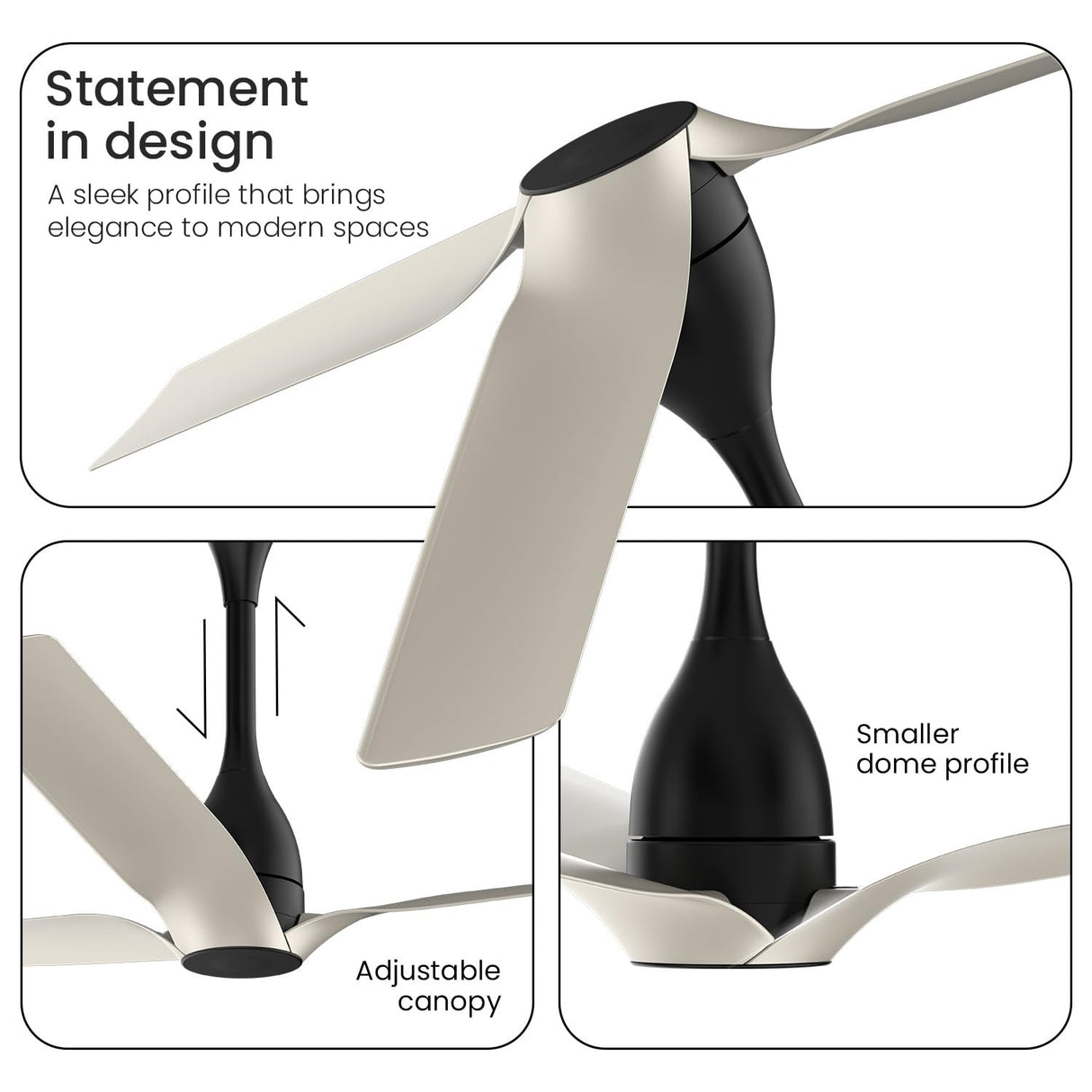 Orient Electric Aerosilent 1200mm BLDC Ceiling Fan with Remote | Dune Gold