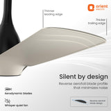 Orient Electric Aerosilent 1200mm BLDC Ceiling Fan with Remote | Dune Gold