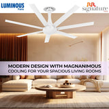 RR Signature Aether Flow 1320mm Ceiling Fan (Alice White)