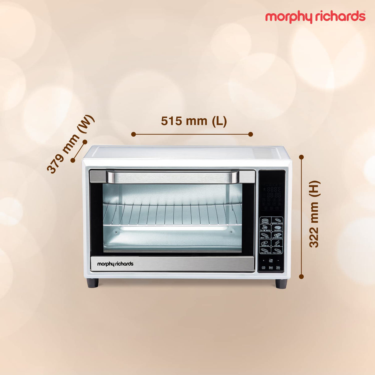 Morphy Richards 35SS DIGICHEF 35 Liters Digital Oven Toaster Griller