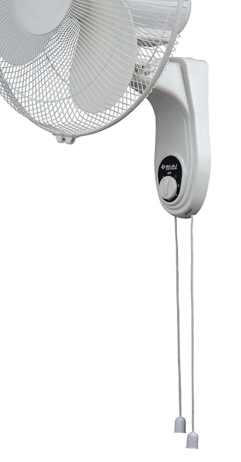 Bajaj Esteem 400mm Wall Fan 【White】