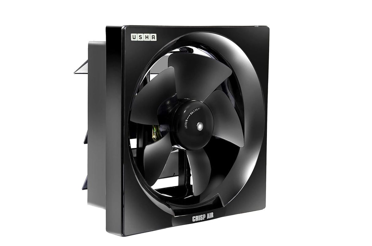 Usha Crisp Air VX 250mm Exhaust Fan (Black)