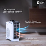 Orient Electric Glint Room Heater 1000/2000Watts