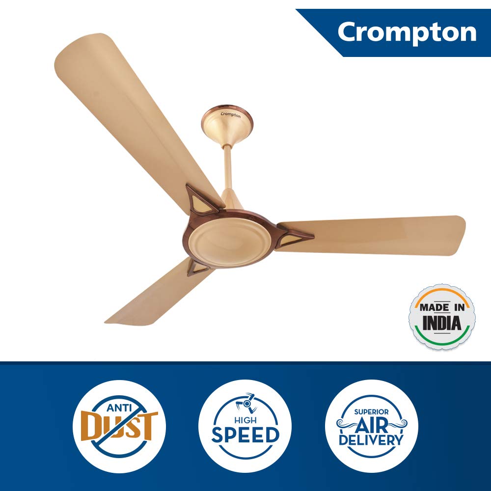 Crompton Avancer Prime 1200 mm Decorative Ceiling Fan (Coco Gold)