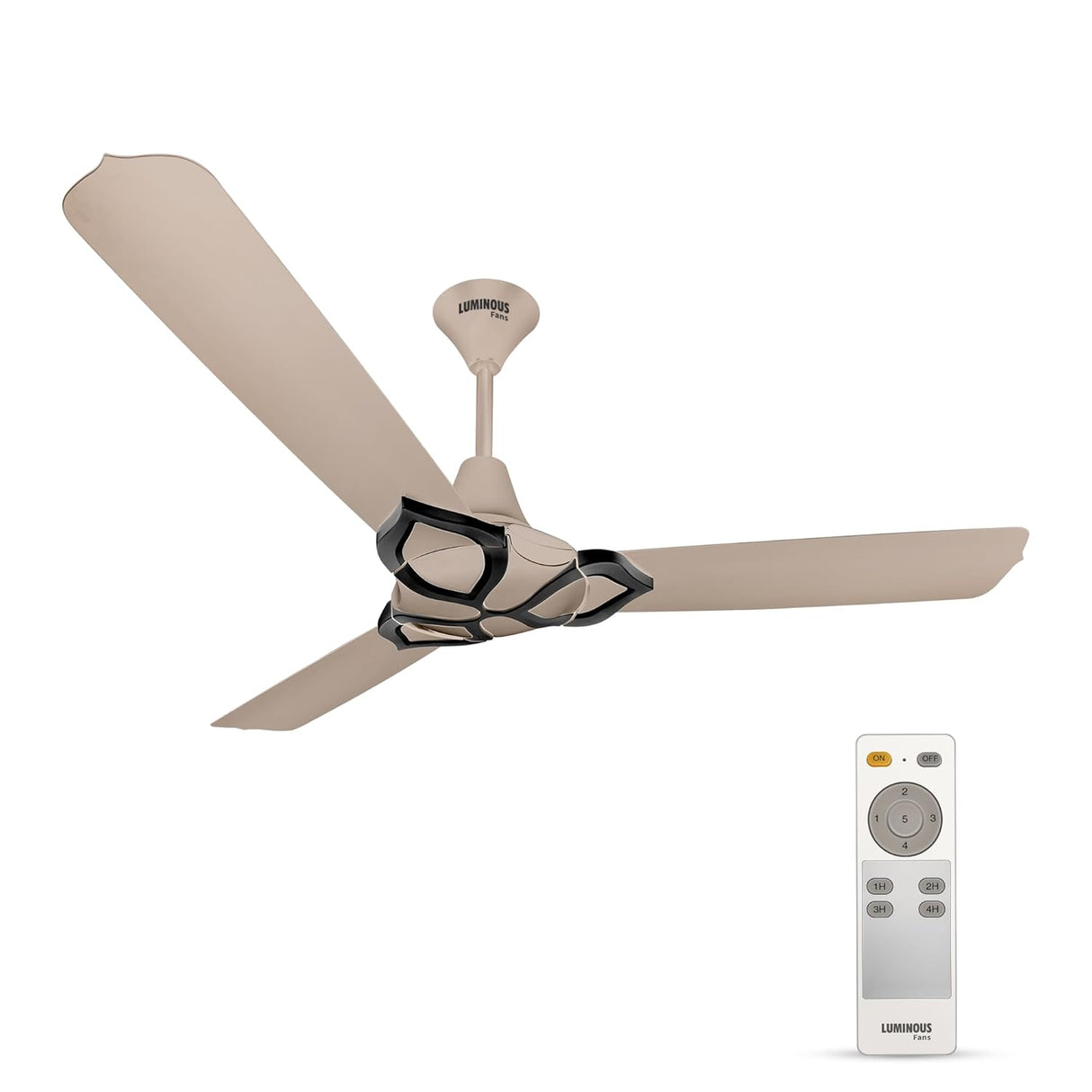 RR Signature Jaipur Gangaur BLDC 5 Star Designer Ceiling Fan With Remote (Champagne Gold)