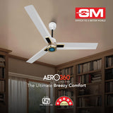 GM Aero 360 1200 mm BLDC Ceiling Fan (White Gold)