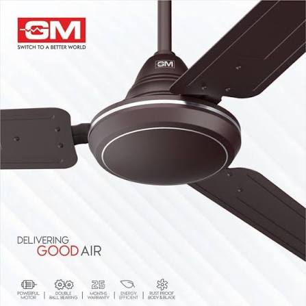 GM Air Breeze400 1200mm Ceiling Fan  (Tangy coffee)