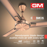 GM Cosmos 1200 mm Ceiling Fan (Antique Copper)