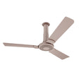 Ceiling fan with three blades on a white background