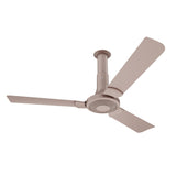 Ceiling fan with three blades on a white background