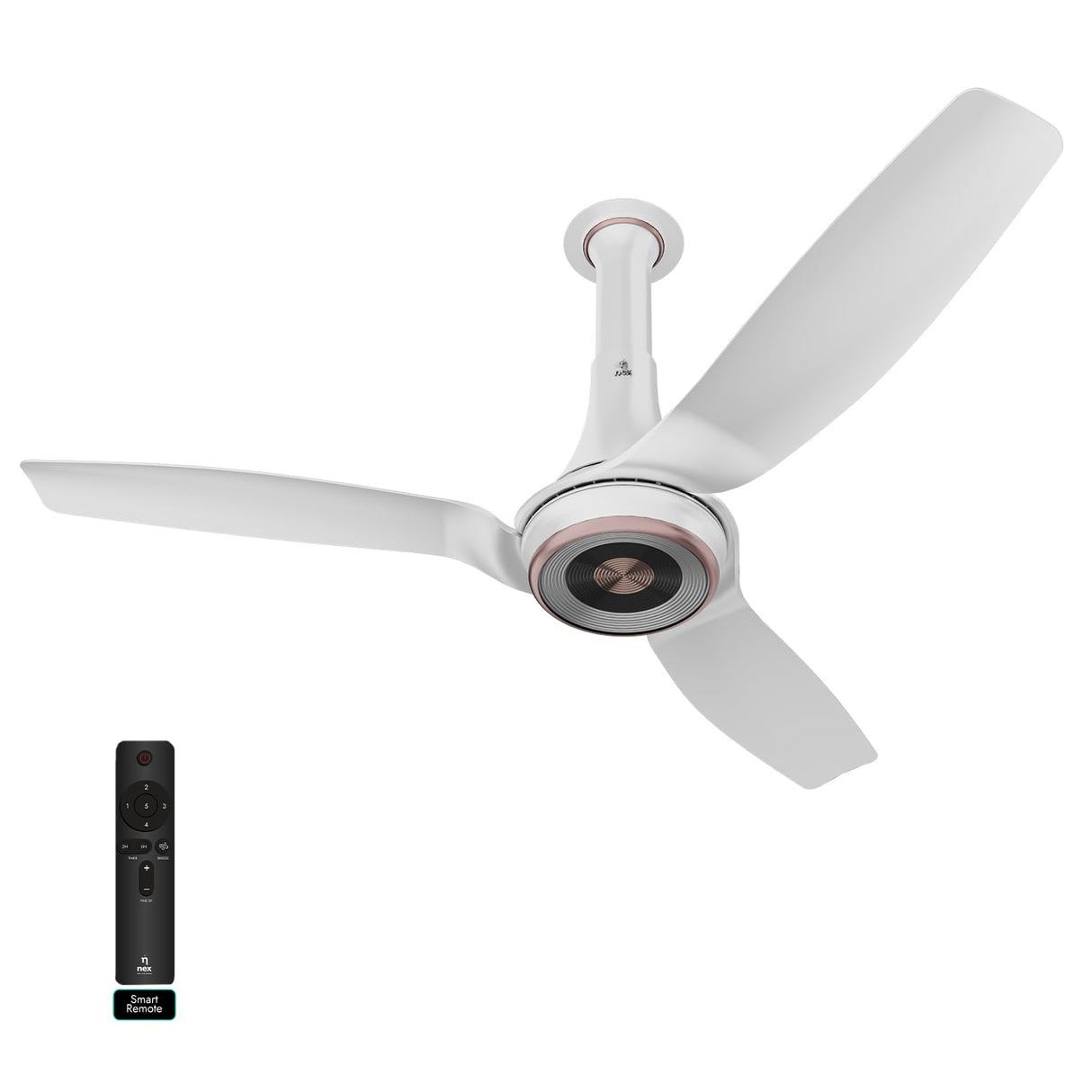 Nnex by Bajaj Dryft A95 Bldc IOT 1200mm Premium Ceiling Fan (Classic White)