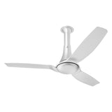 Ceiling fan with three blades on a white background