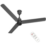 Polycab Wizzy Plus 1200mm 5-Star BLDC Ceiling Fan With remote (Matt Black)