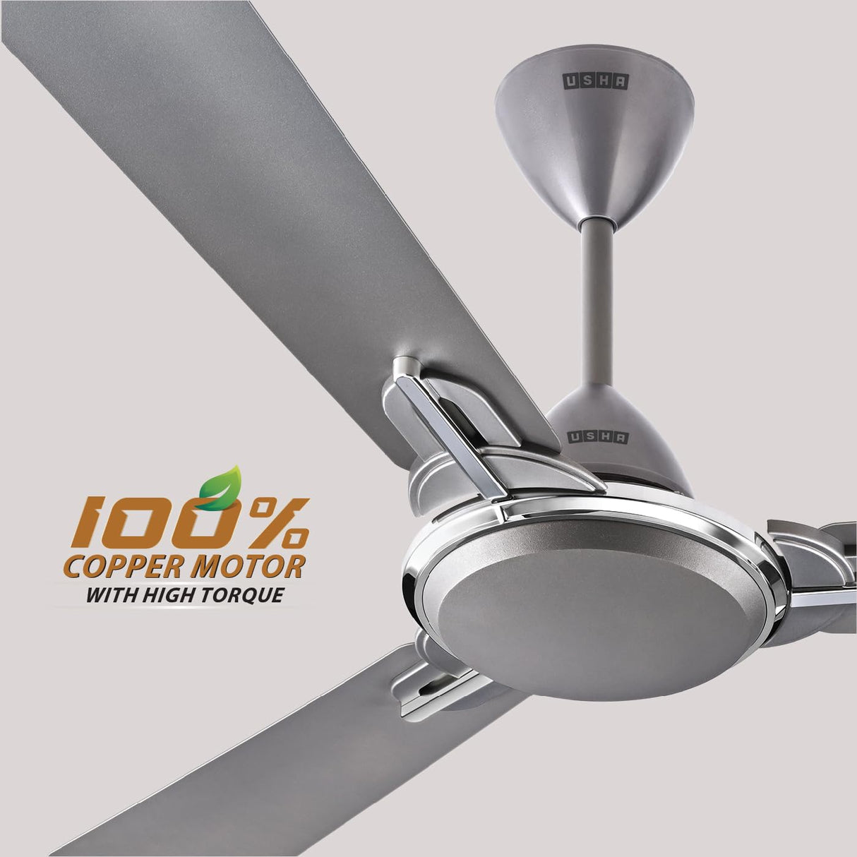 USHA Striker One 1200mm Energy Saving High Speed Decorative Ceiling Fan (Spanish Green)