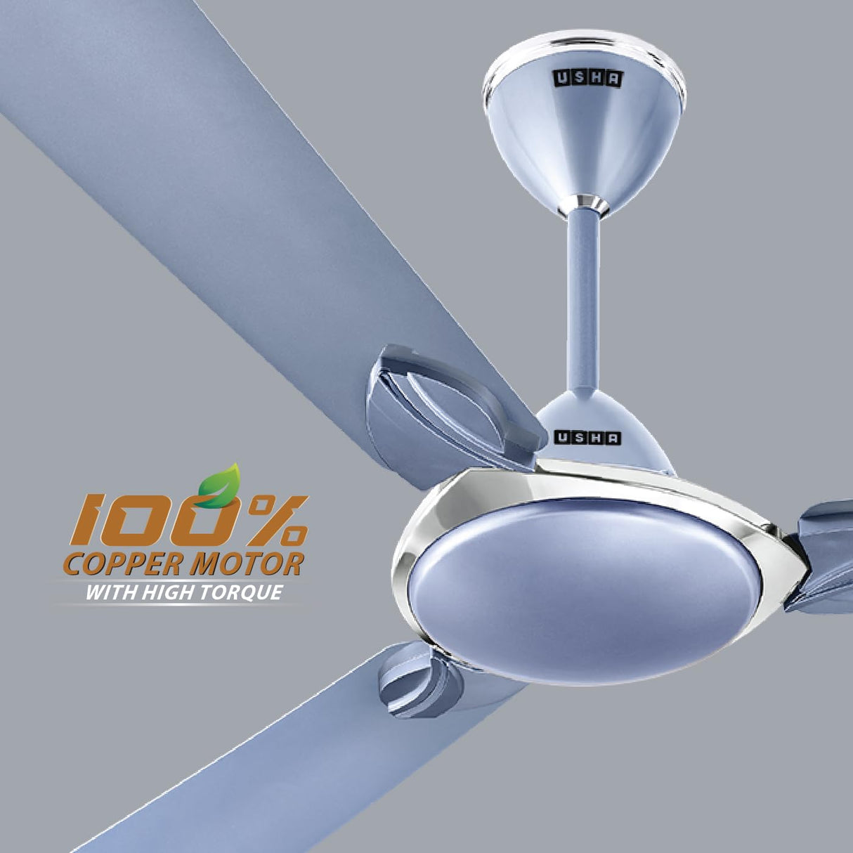 Usha Super Striker 1200mm Ceiling Fan (Suva Grey)