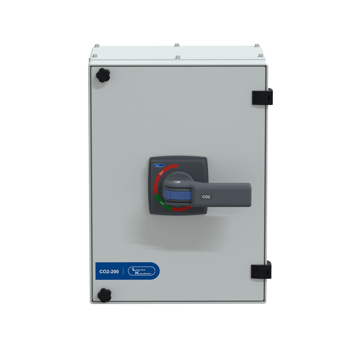 Laurtiz Knudsen C-Line Manual Changeover Switch FR1 200A 4P 415V AC SS Enclosure Extended Handle