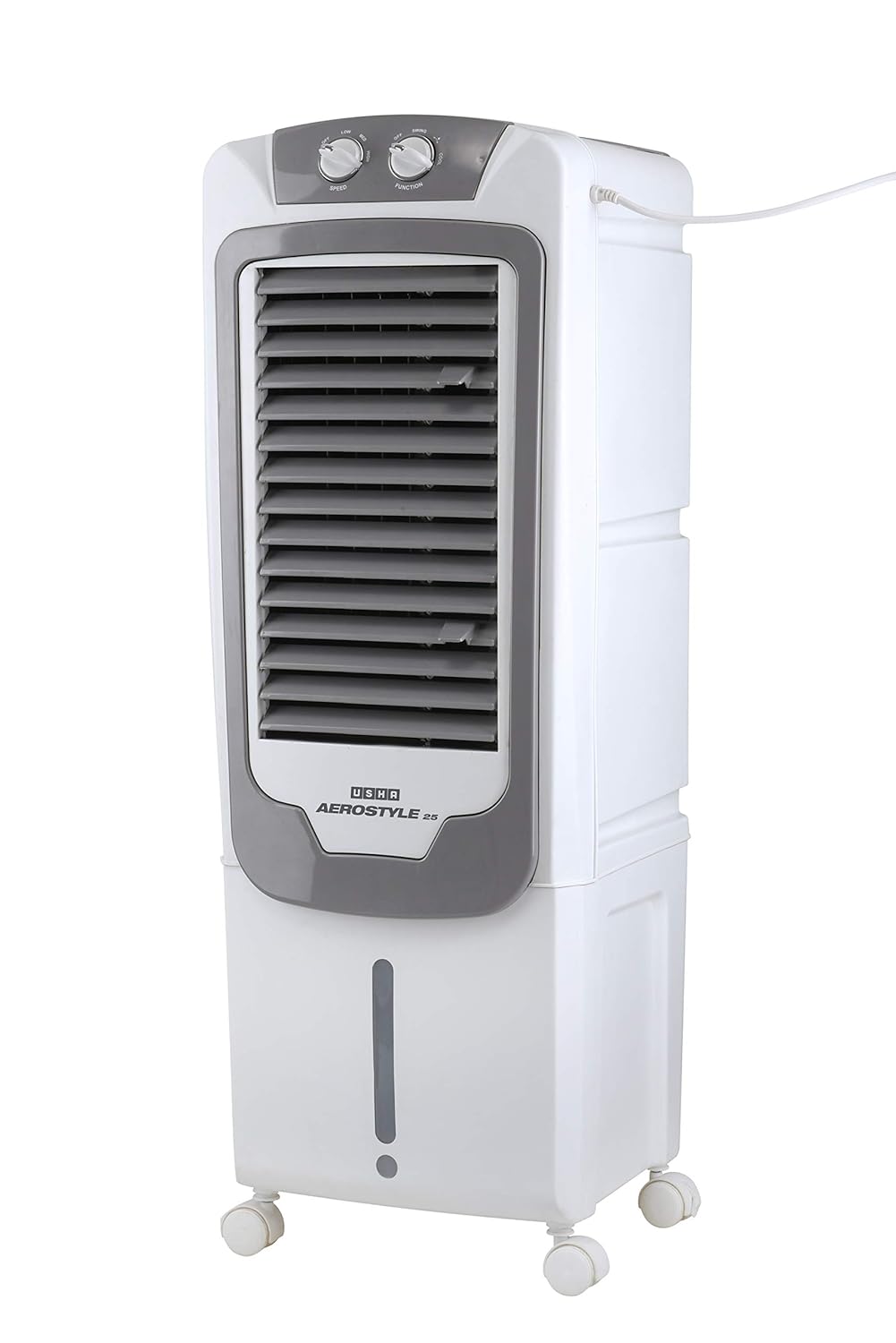 Usha Aero Style 25L Tower Air Cooler (White)